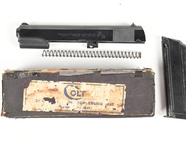 POST WAR COLT 1911 SERVICE MODEL .22 FACTORY CONVERSION KIT.