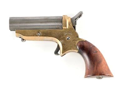 (A) SHARPS MODEL 1C PEPPERBOX DERRINGER.