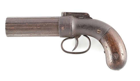 (A) ALLEN PATENT PEPPERBOX PISTOL.
