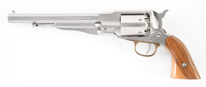 (A) EUROARMS MODEL 1858 NEW ARMY MODEL .44 CALIBER PERCUSSION REVOLVER.