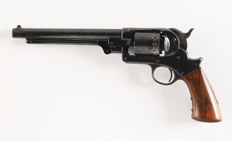 (A) STARR MODEL 1863 ARMY SINGLE ACTION PERCUSSION REVOLVER.