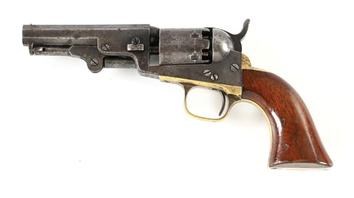 (A) COLT MODEL 1849 POCKET PERCUSSION REVOLVER (1861).