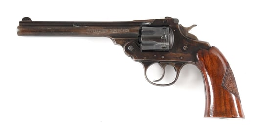 (C) IVER JOHNSON SUPERSHOT SEALED EIGHT .22 LR DOUBLE ACTION REVOLVER.