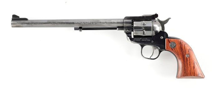 (M) RUGER NEW MODEL SINGLE SIX SINGLE ACTION REVOLVER.