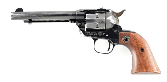 (C) RUGER SINGLE SIX .22 RF SINGLE ACTION REVOLVER.