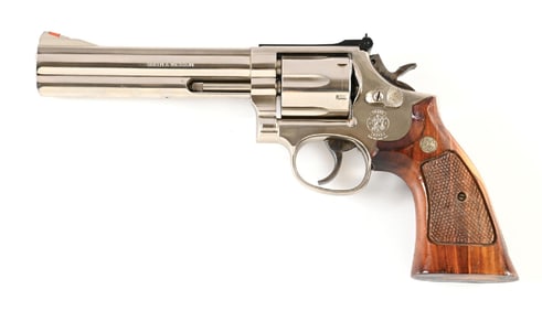 (M) SMITH & WESSON 586-2 DOUBLE ACTION REVOLVER.