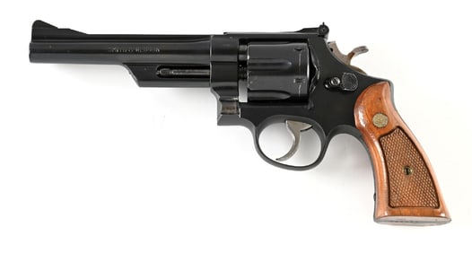 (C) SMITH & WESSON MODEL 28-2 "HIGHWAY PATROLMAN" DOUBLE ACTION REVOLVER.