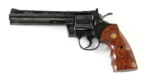 (M) COLT PYTHON DOUBLE ACTION REVOLVER.