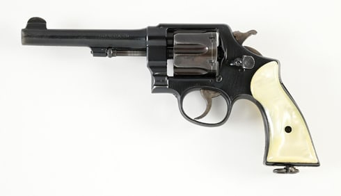 (C) SMITH & WESSON MODEL 1917 DOUBLE ACTION REVOLVER (1918).
