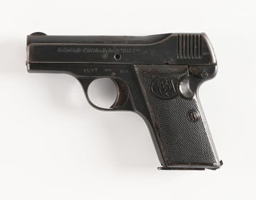 (C) GERMAN WWI BECKER & HOLLAENDER BEHOLLA SEMI-AUTOMATIC PISTOL.