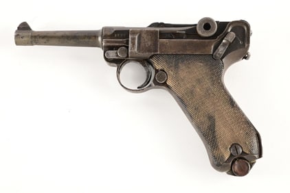 (C) ERFURT P.08 LUGER SEMI-AUTOMATIC PISTOL.