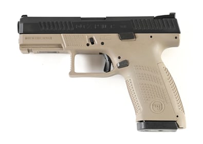 (M) CZ P-10C 9MM SEMI-AUTOMATIC PISTOL WITH CASE.