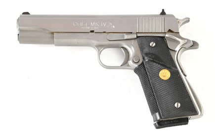 (M) COLT GOVERNMENT MODEL MARK IV SERIES 80 SEMI-AUTOMATIC PISTOL.