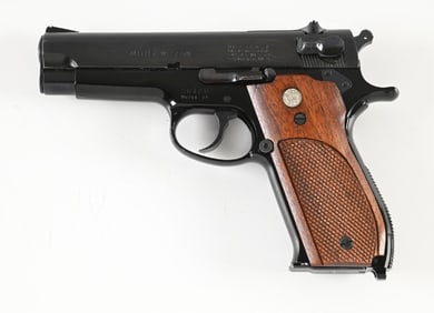 (C) SMITH & WESSON MODEL 39 SEMI-AUTOMATIC PISTOL.