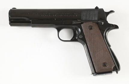 (C) SCARCE ARGENTINIAN M1927 SISTEMA COLT FITTED AND STAMPED FOR THE .22 CONVERSION.