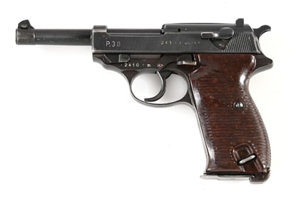(C) WWII WALTHER P38 SEMI-AUTOMATIC PISTOL.