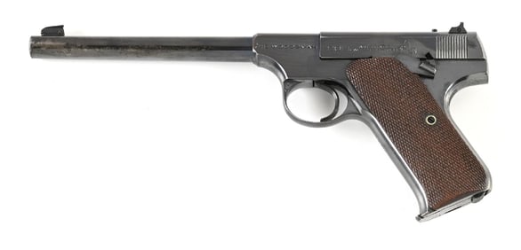 (C) PRE-WAR COLT WOODSMAN SEMI-AUTOMATIC TARGET PISTOL.