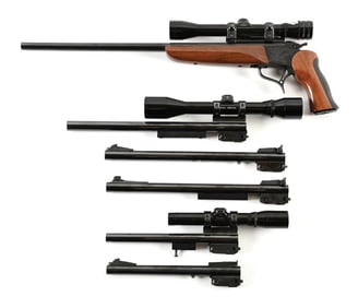 (M) THOMPSON CENTER CONTENDER SIX BARREL SET.