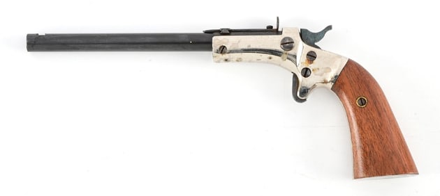 (A) STEVENS NO. 43 DIAMOND MODEL SECOND ISSUE SINGLE SHOT TIP-UP PISTOL.
