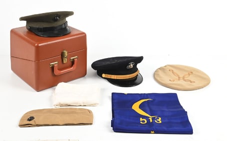 HAT GROUPING OF MAJOR CHARLES RUPPERT, VMFN 513 AND VMFN 533.