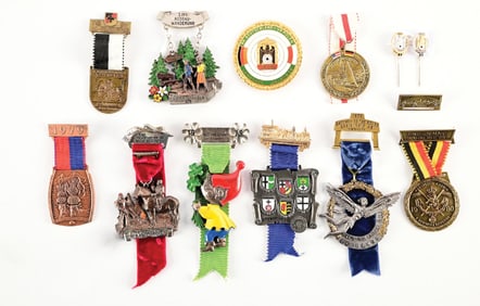 LOT OF VOLKSMARSCH MEDALS.