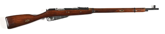 (C) IZHEVSK MODEL 91/30 MOSIN NAGANT BOLT ACTION RIFLE.