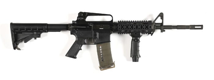 (M) BUSHMASTER XM-15 E2S SEMI-AUTOMATIC RIFLE.