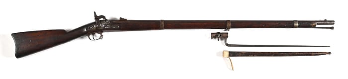 (A) MASSACHUSETTS CONTRACT NORRIS & CLEMENT MODEL 1863 RIFLED MUSKET.