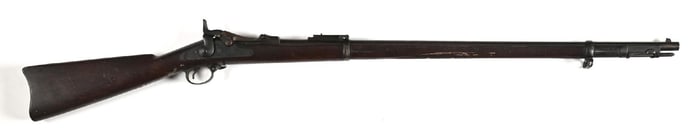 (A) U.S. SPRINGFIELD MODEL 1888 TRAPDOOR SINGLE SHOT RIFLE.