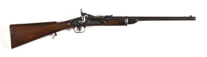 (A) ENFIELD MODEL 1870 SNIDER MARK III CARBINE.