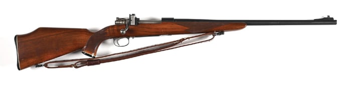(C) VERY RARE MARLIN MODEL 455 FN BOLT ACTION RIFLE.
