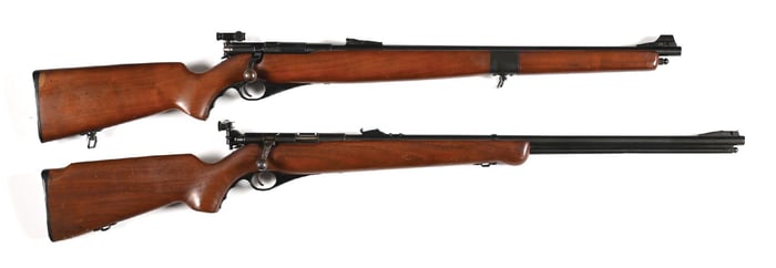 (C) LOT OF 2 MOSSBERG BOLT ACTION .22 RIFLES.