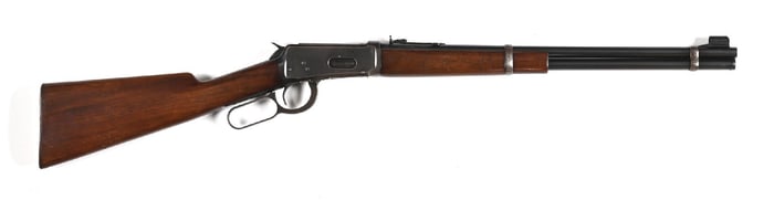 (C) PRE-WAR WINCHESTER MODEL 94 LEVER ACTION CARBINE.