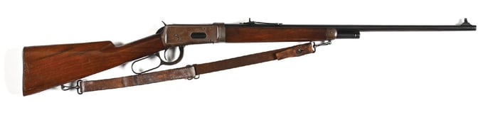 (C) FIRST YEAR WINCHESTER MODEL 55 TAKEDOWN LEVER ACTION RIFLE IN .30-30.