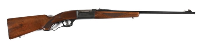 (C) SAVAGE MODEL 99 LEVER ACTION RIFLE.