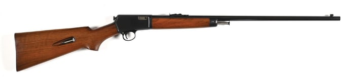 (C) PRE-WAR WINCHESTER MODEL 63 SEMI-AUTOMATIC RIFLE (1937)