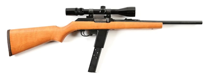 (M) MARLIN CAMP CARBINE SEMI-AUTOMATIC RIFLE IN .45 ACP.