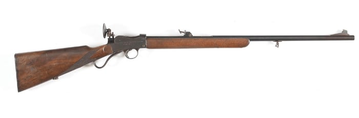 (C) H.W.Z. MODEL 21 MARTINI SINGLE SHOT .22 LR RIFLE.