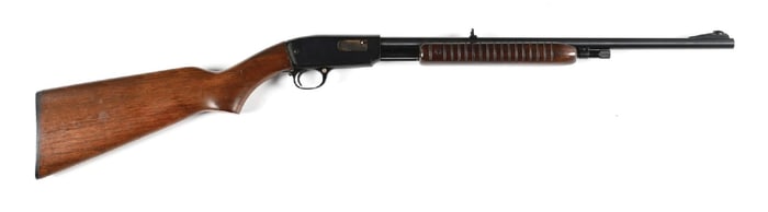 (C) CUSTOM WINCHESTER MODEL 61 SLIDE ACTION IN .22 MAGNUM.