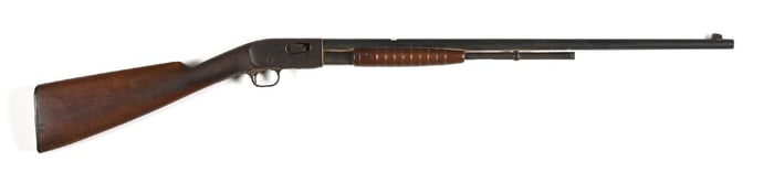 (C) REMINGTON 12A .22 RF SLIDE ACTION RIFLE.