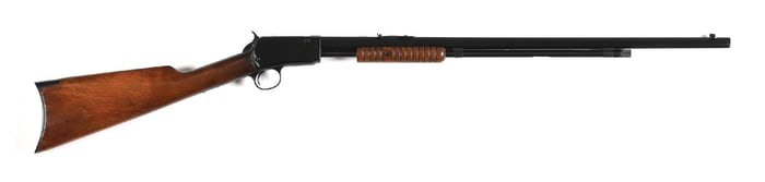 (C) WINCHESTER MODEL 90 SLIDE ACTION RIFLE.