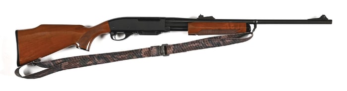 (M) REMINGTON MODEL 7600 SLIDE ACTION RIFLE IN .30-06 SPRINGFIELD.