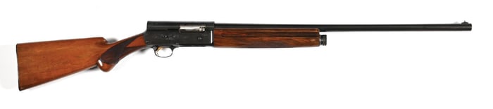 (C) BELGIAN BROWNING LIGHT TWELVE A5 SEMI-AUTOMATIC SHOGTUN.