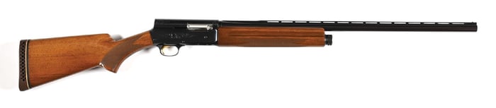 (C) BELGIAN BROWNING MODEL A5 20 GAUGE SEMI-AUTOMATIC SHOTGUN.