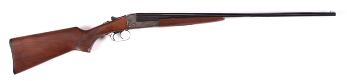 (C) DESIRABLE STEVENS MODEL 5100 .410 SIDE BY SIDE SHOTGUN.