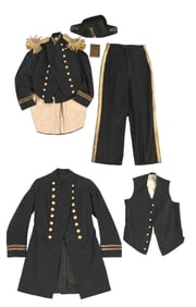 US NAVY UNIFORM GROUPING ATTRIBUTED TO LT. ARTHUR HEFFENGER.