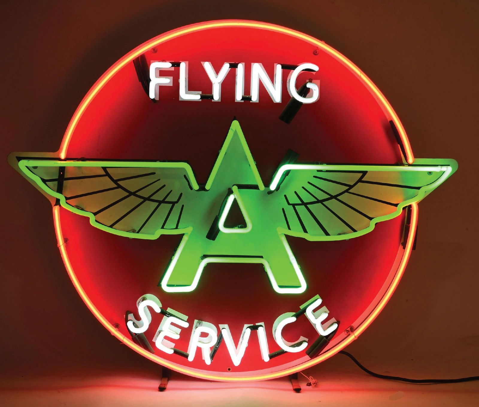FLYING A SERVICE CONTEMPORARY NEON DISPLAY SIGN (1 of 4)