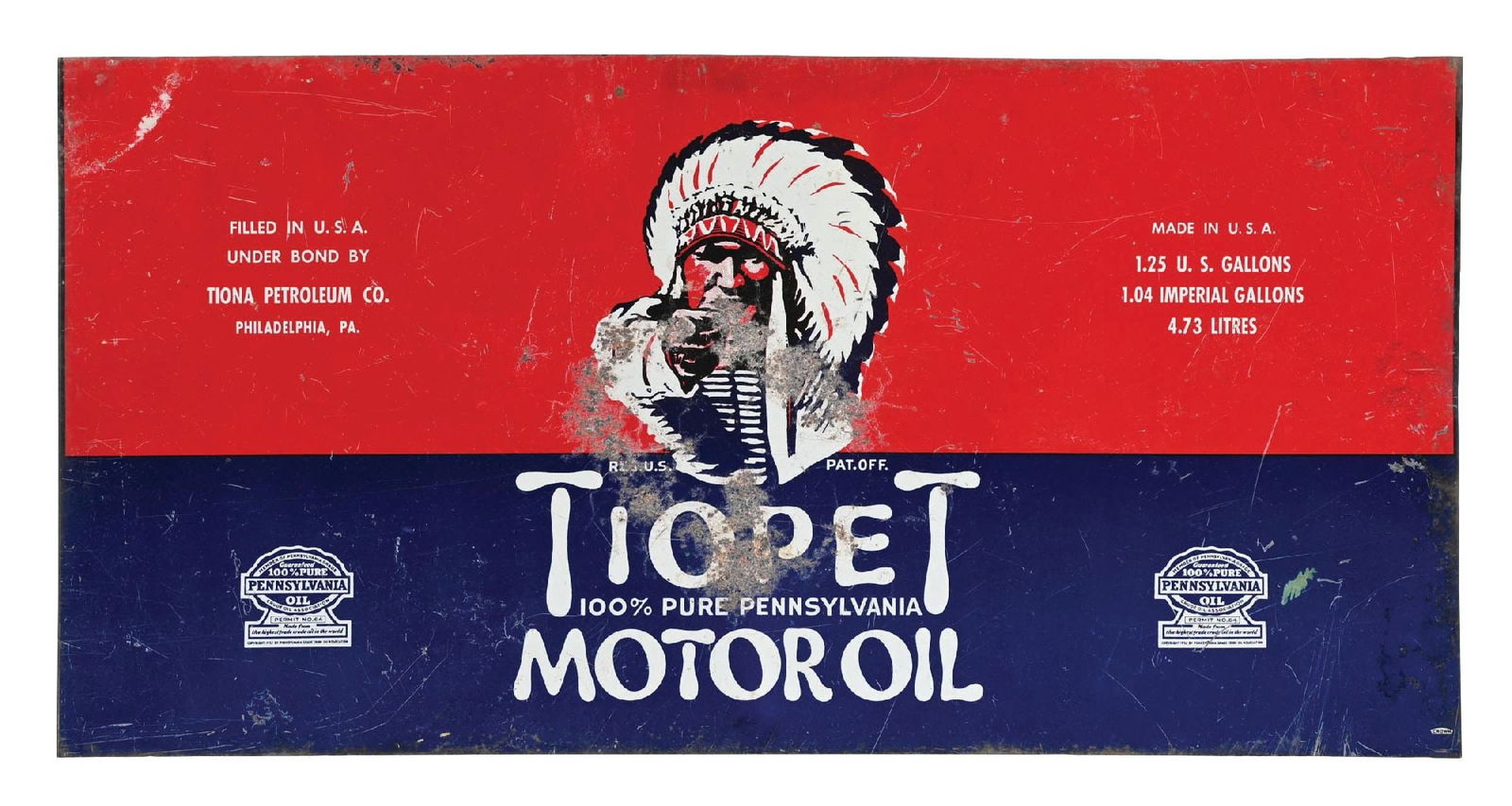 TIOPET MOTOR OIL CAN SKIN (1 of 2)