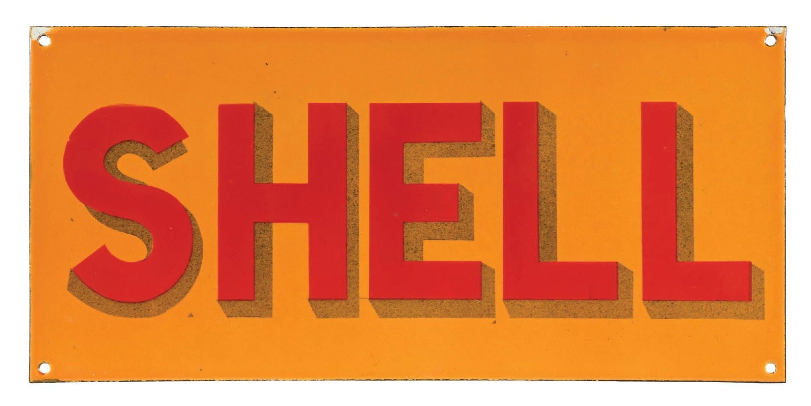 SHELL GASOLINE PORCELAIN SIGN (1 of 2)