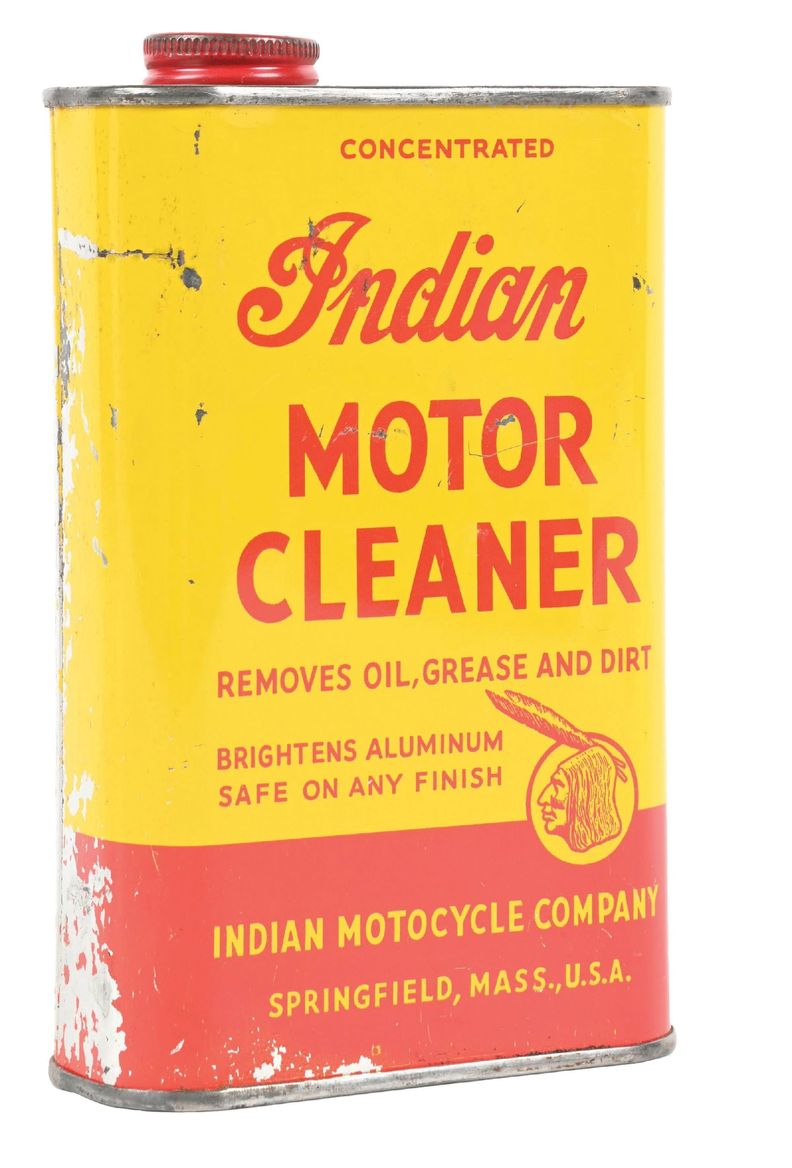 INDIAN MOTORCYCLES MOTOR CLEANER ONE-PINT CAN (1 of 4)